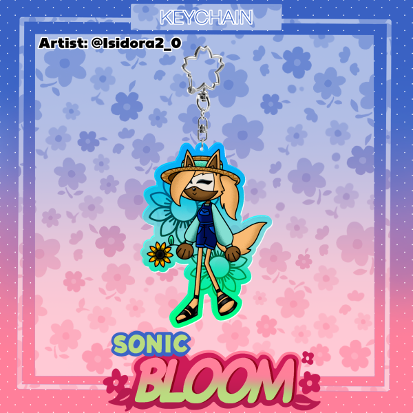 Whisper Sunflower Keychain - Sonic Bloom Collab