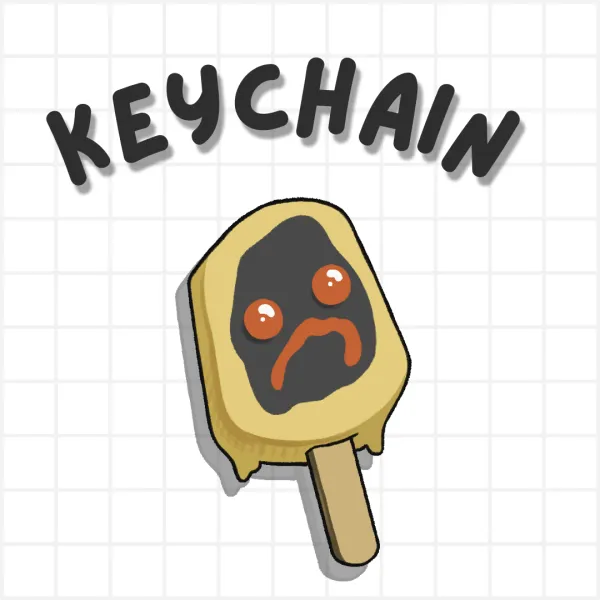Hoodie CreepyPopsicle Keychain