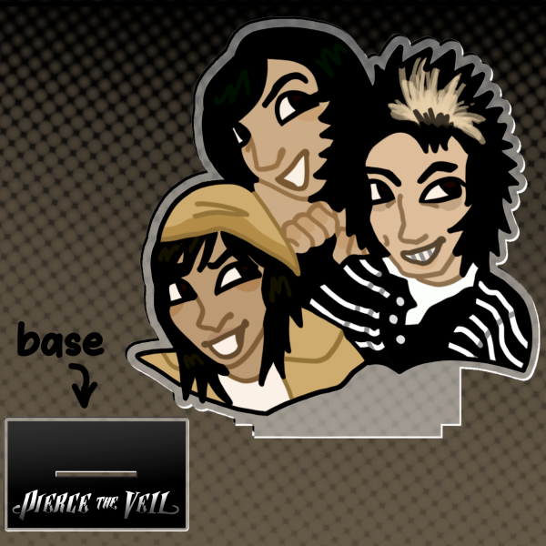 Pierce the veil acrylic standee