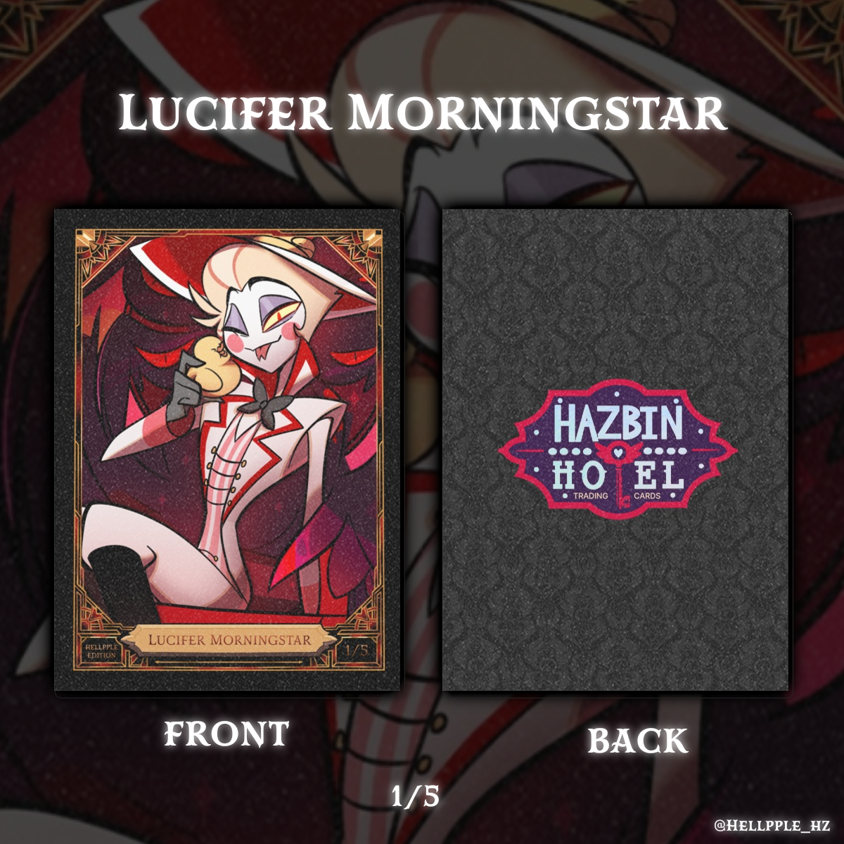 Lucifer Morningstar Holographic Photocard by Hellpple - ACGGOODS
