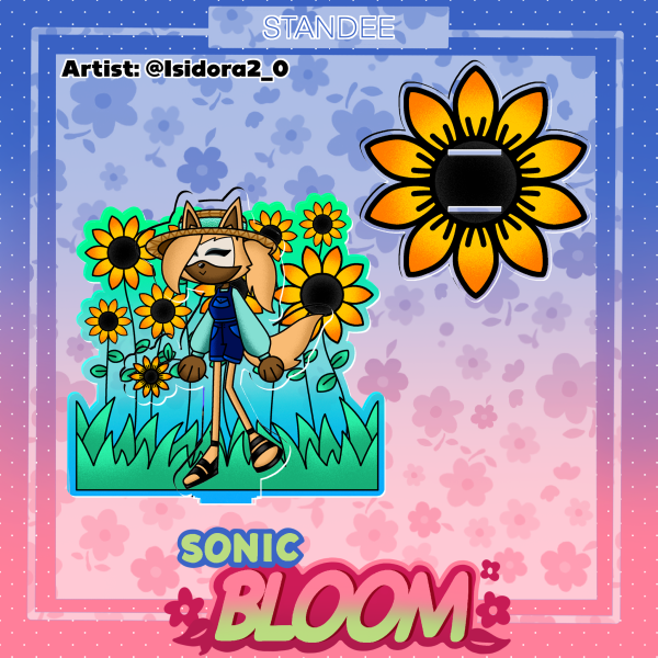 Whisper Sunflower Standee - Sonic Bloom Collab