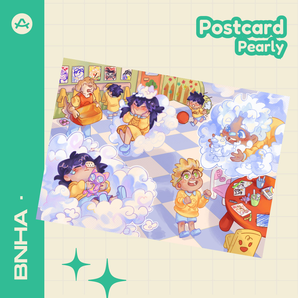 "Kindergarten Heroes" Postcard