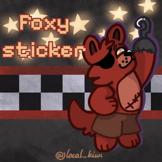 Foxy sticker