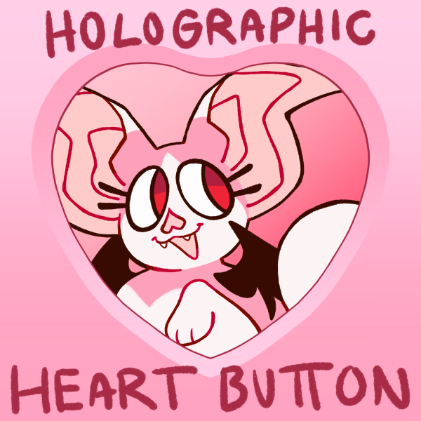 Muffins Heart Button Pin