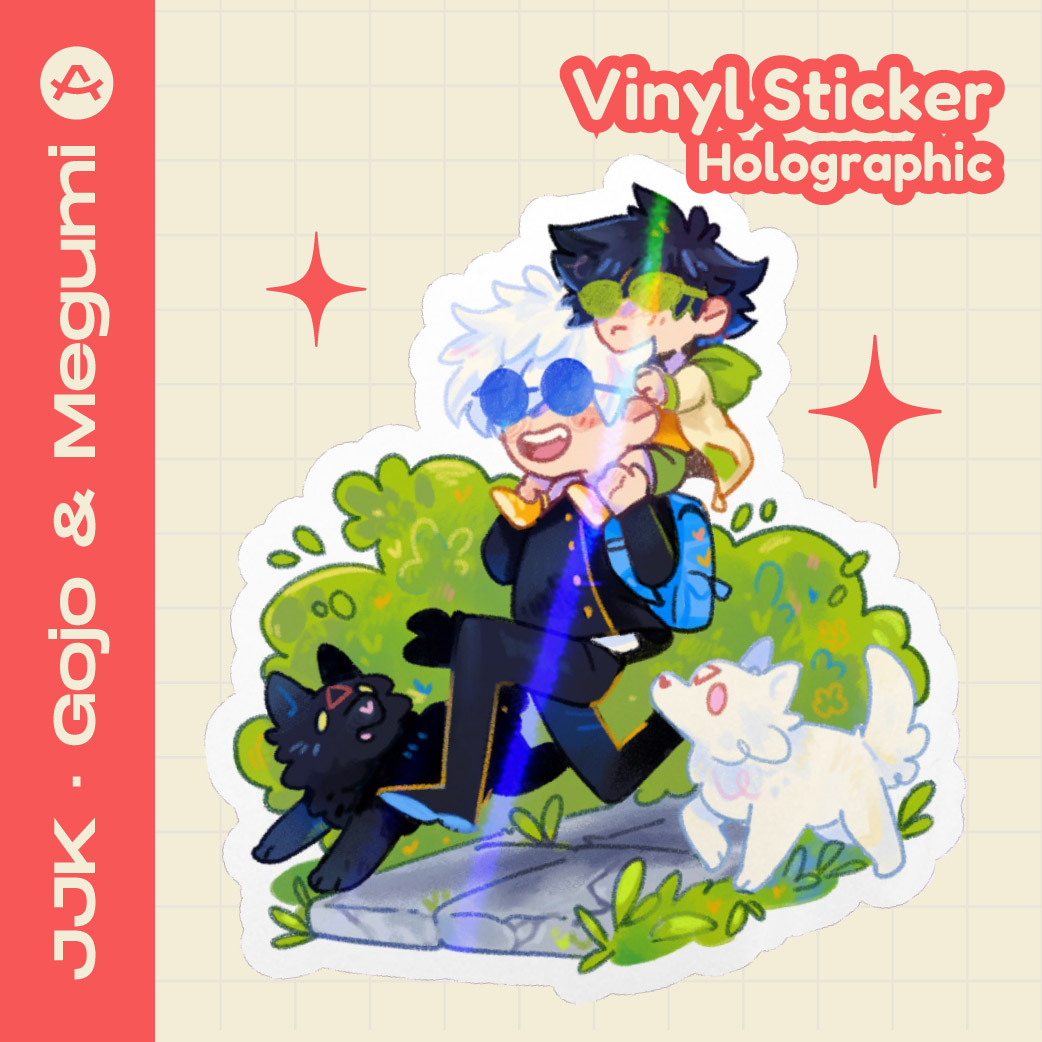 "Gojo & Megumi Walkies" Sticker