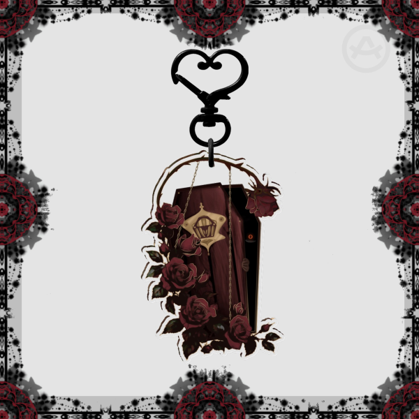 【𝐄𝐭𝐞𝐫𝐧𝐚𝐥 𝐁𝐨𝐧𝐝】- Acrylic keychain - Alastor.