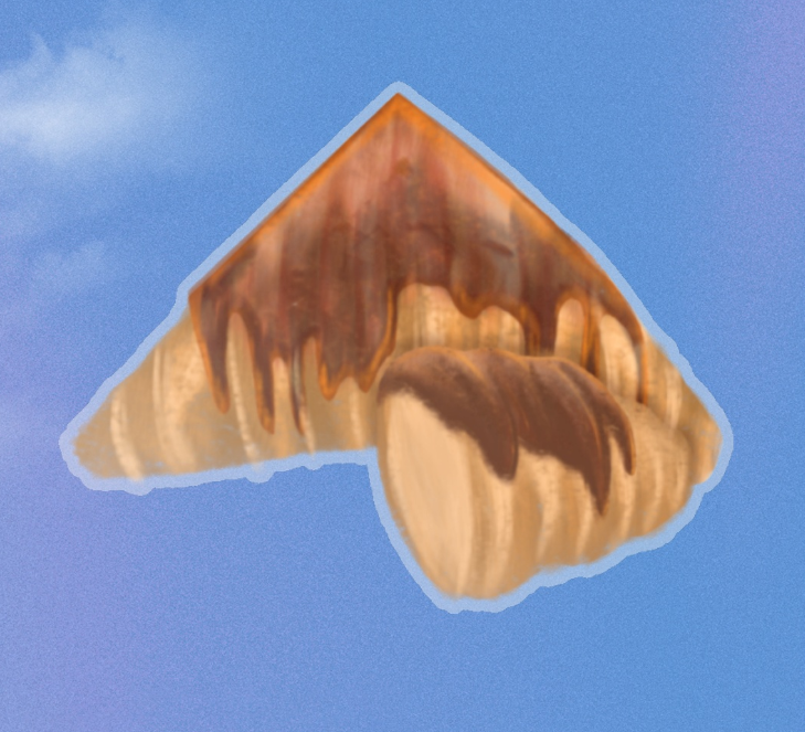 Chocolate Croissant Sticker