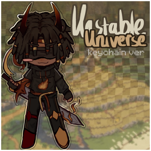 uu flamefrags keychain