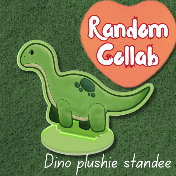 Standing dino plushie - Random Collab