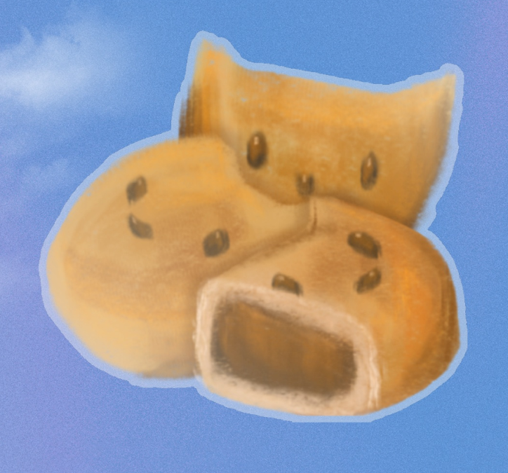 Cat Bun Sticker