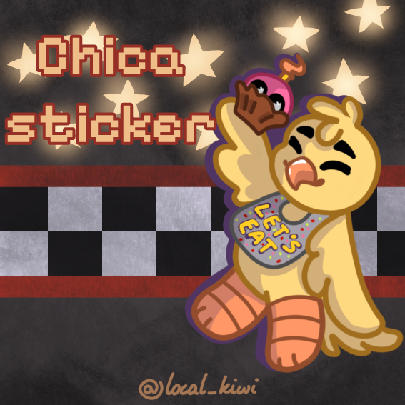 Chica sticker