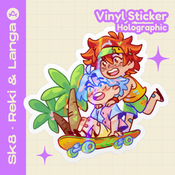 "Reki/Langa Zoomies"  Sticker
