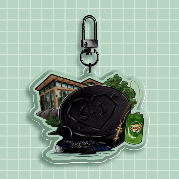 Hollanov Acrylic Keychain