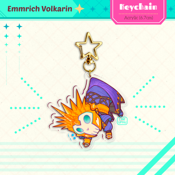 Lich Emmrich Volkarin - Cat bait (acrylic keychain 6.7cm)