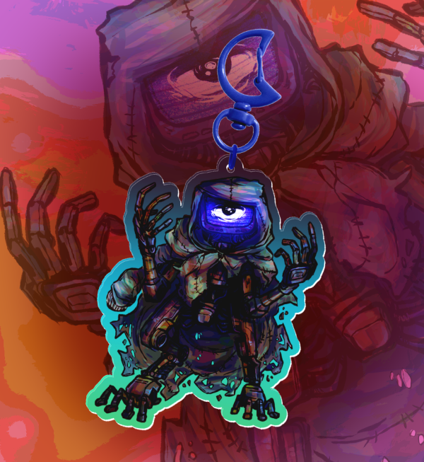 Poppy Playtime The Doctor/Harley Sawyer Acrylic Keychain