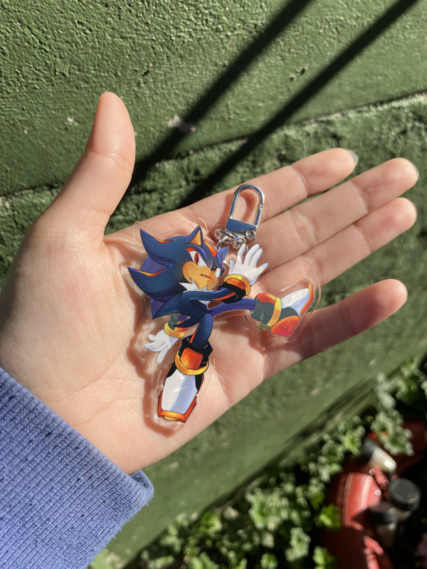 Shadow the Hedgehog - Acrylic Keychan