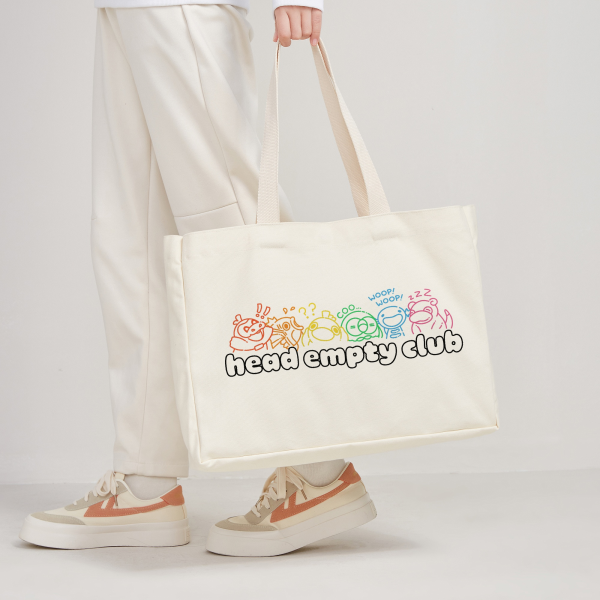 Head Empty Club, Large Tote Bag