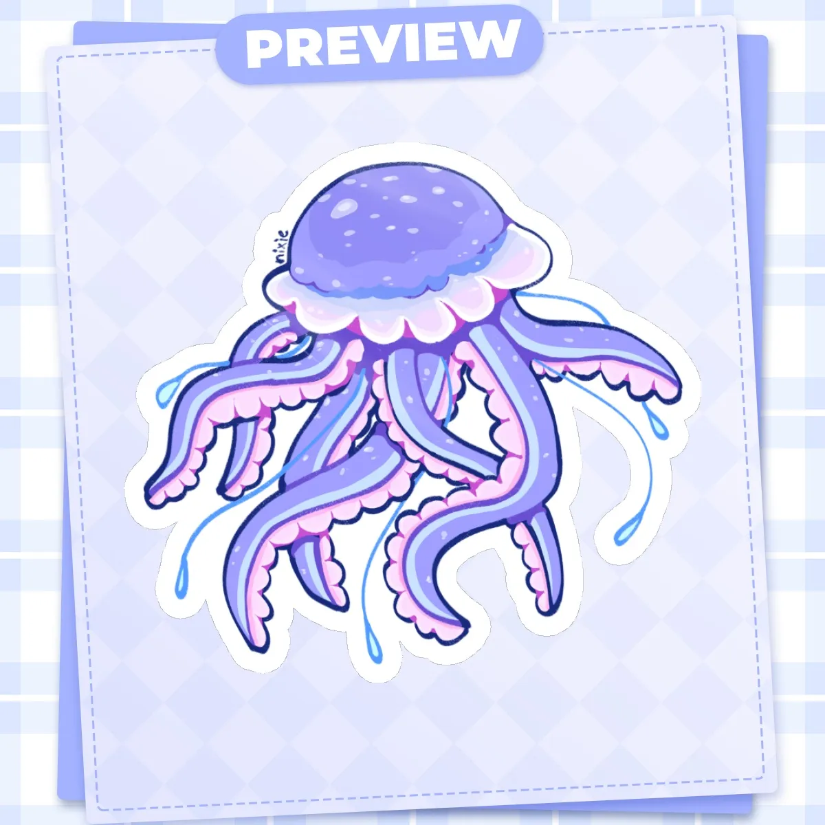 Jellyfish sticker