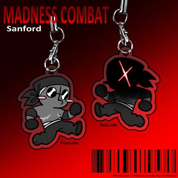 Madness Combat Sanford Phone Charm