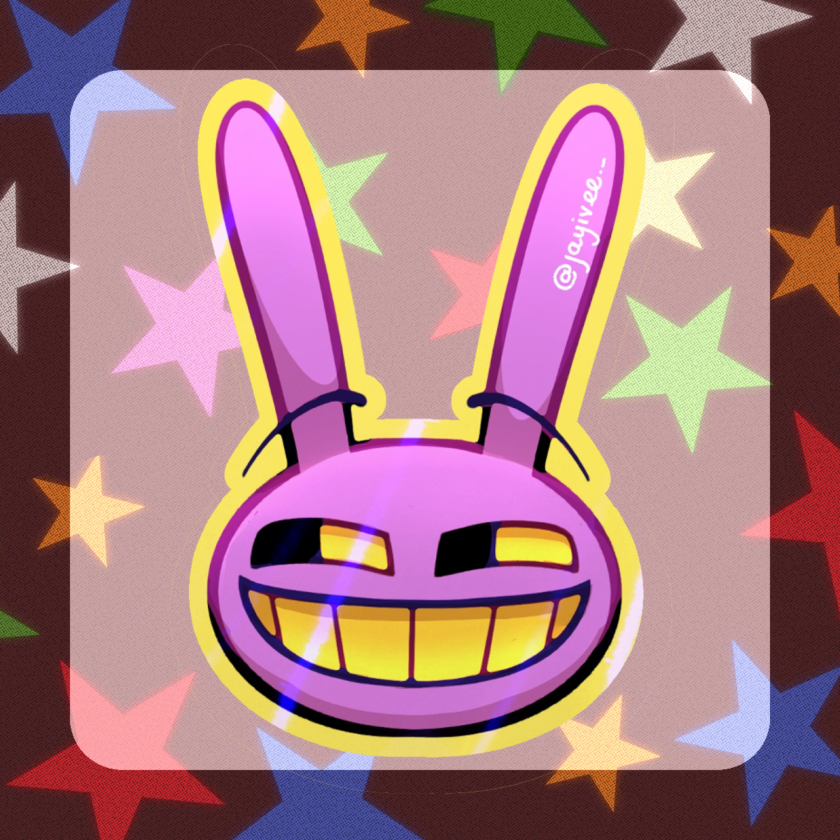 🎪🐇Jax Die Cut Sticker - The Amazing Digital Circus🐇🎪