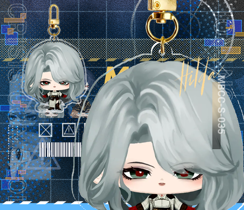 7cm clear Acrylic Keychain _ Path To Nowhere _ Hilda