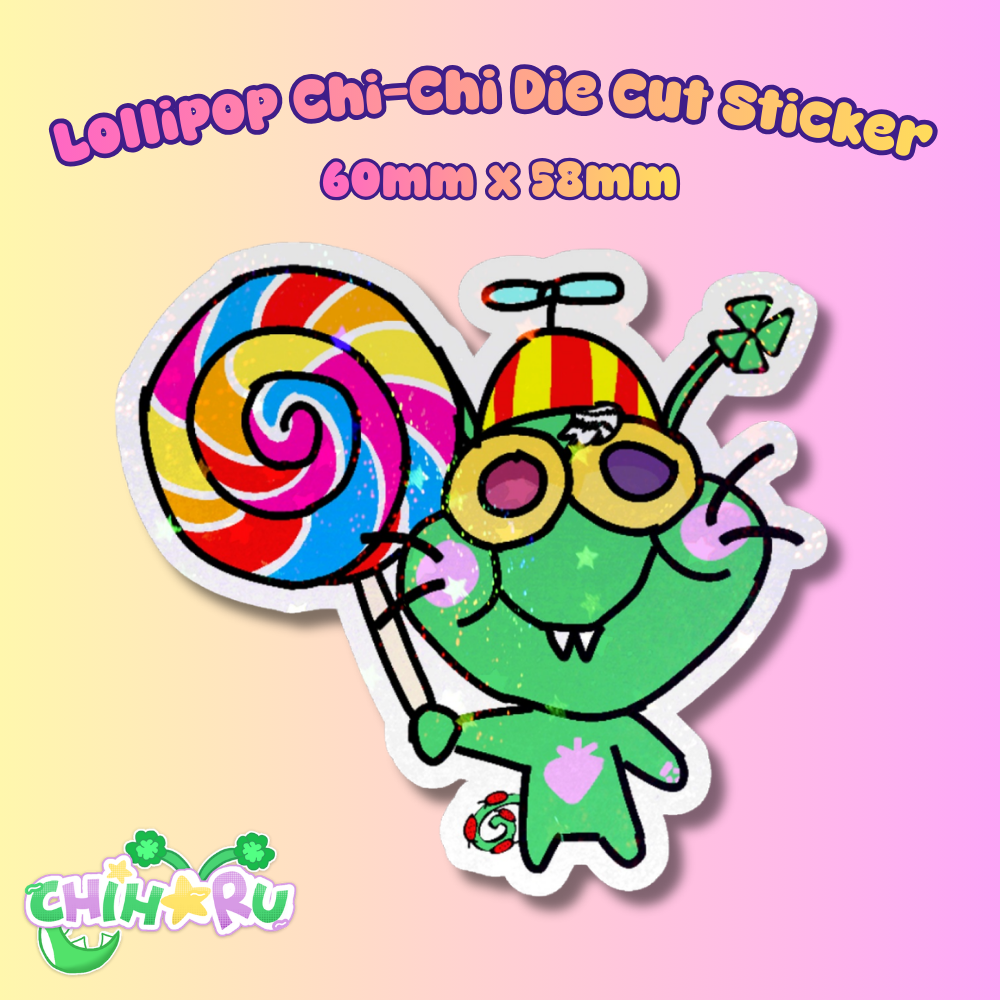 Lollipop Chi-Chi Die Cut Sticker