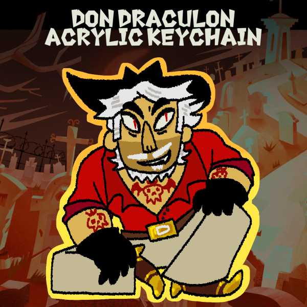 Don Draculon Acrylic Keychain