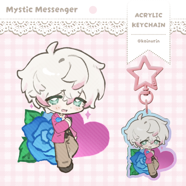 Mystic Messenger | Ray : Saeran Choi (Rainbow Acrylic Keychain)