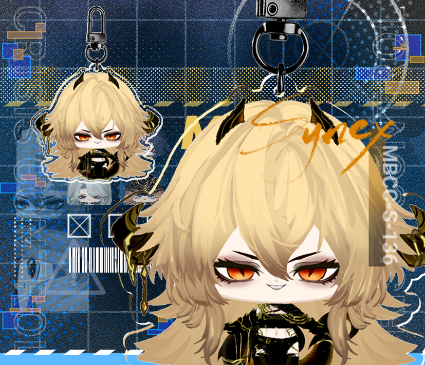 7cm clear Acrylic Keychain _ Path To Nowhere _ Synex