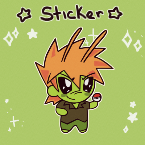 Alien Blue (Alola/Pokemon) Sticker