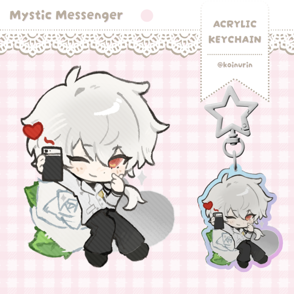 Mystic Messenger | ZEN (Rainbow Acrylic Keychain)