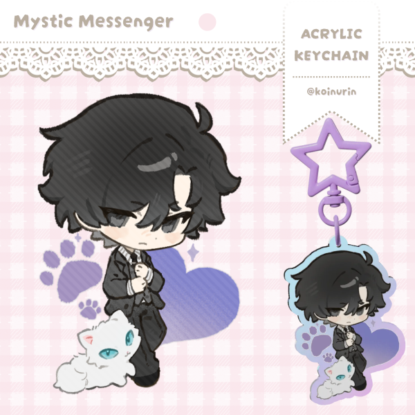 Mystic Messenger | Jumin Han (Rainbow Acrylic Keychain)
