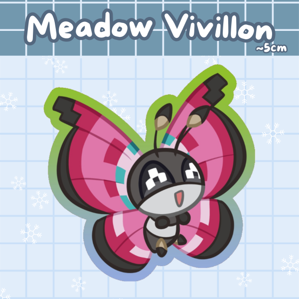 [Pkmn] Sticker - Vivillon (Meadow)
