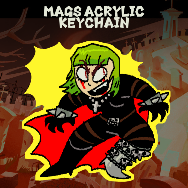 Mags Acrylic Keychain