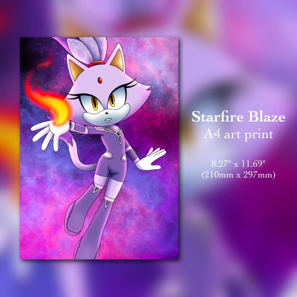 Starfire Blaze - A4 Print