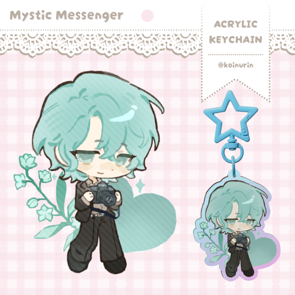 Mystic Messenger | V : Jihyun Kim (Rainbow Acrylic Keychain)