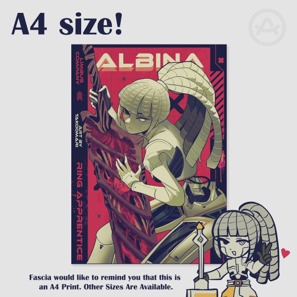 A4 The Ring Apprentice Albina, Un-Armoured (Limbus Company)