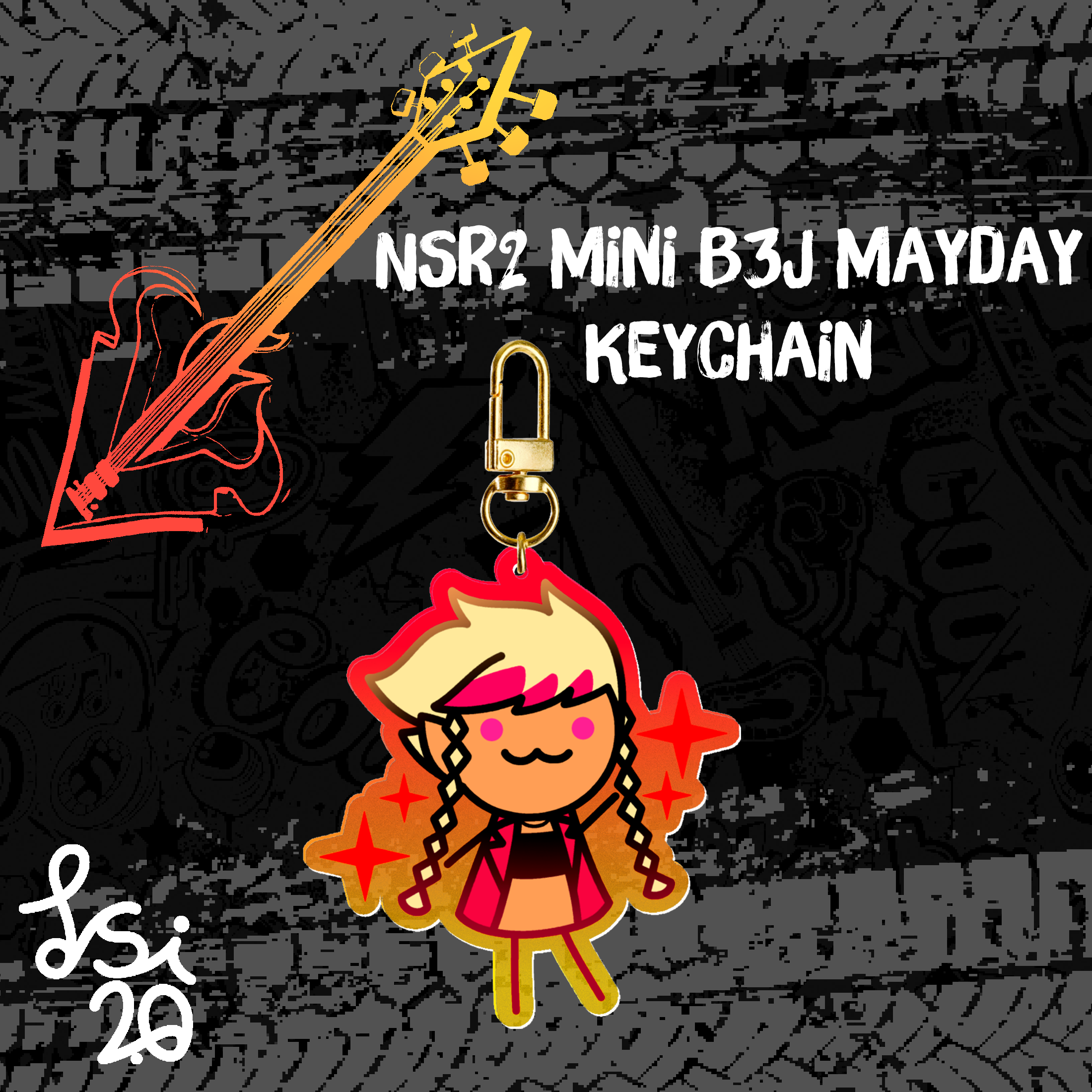 NSR2 Mini B3J Keychain | Mayday