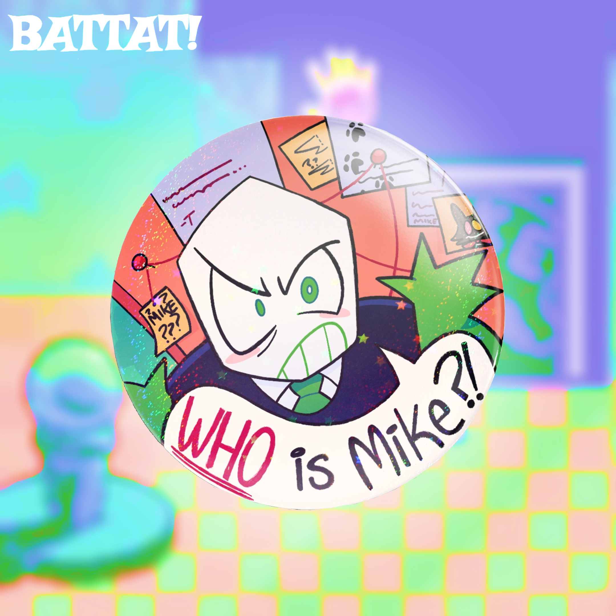 🎲 Battat Holographic Badge!