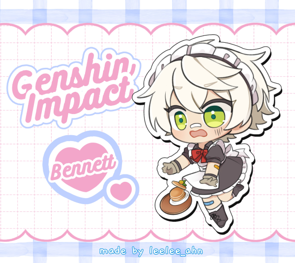 Bennett - Genshin Impact Maid Series Acrylic Standee