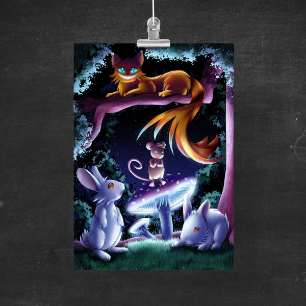 Dark Woods - Poster A3