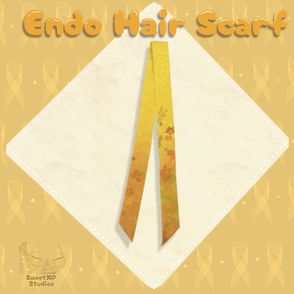 Endometriosis Awareness Hair Scarf Headband