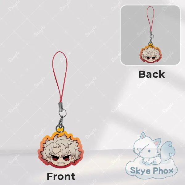 Rudo Surebrec | Acrylic Phone Charm with Colored Edges