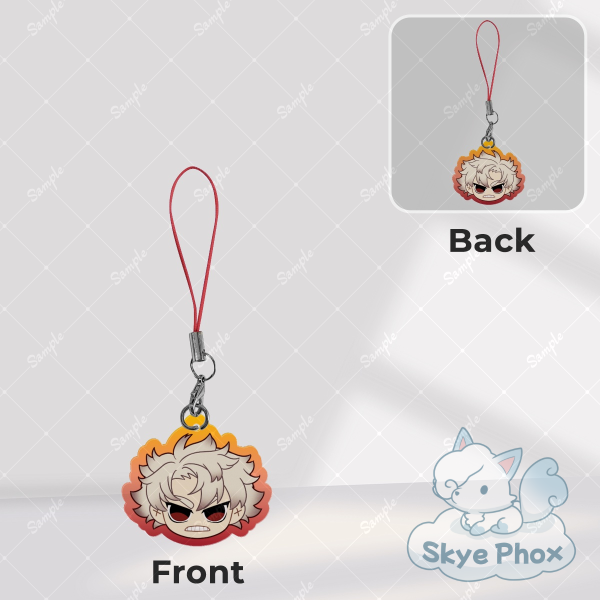 Rudo Surebrec | Acrylic Phone Charm with Colored Edges