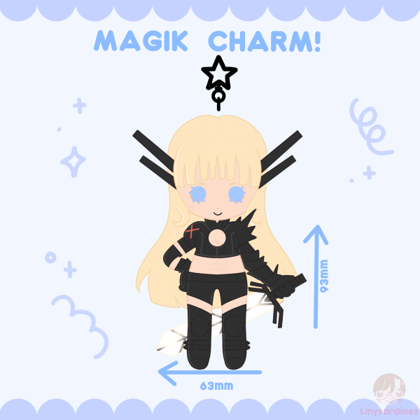 magik - xmen / marvel keychain!