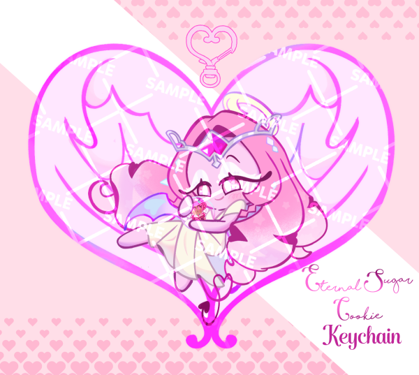 [Cookie Run] Eternal Sugar Cookie Charm (Full Bleed)