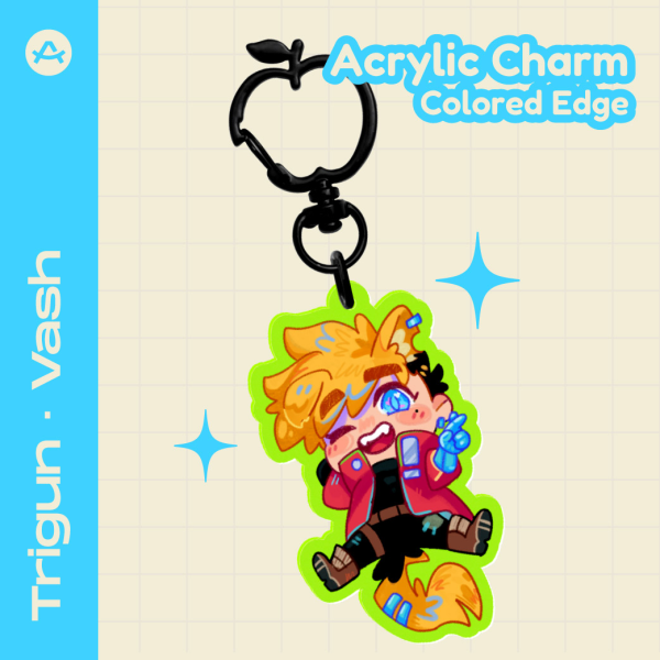 "Puppy Vash" Acrylic Keychain