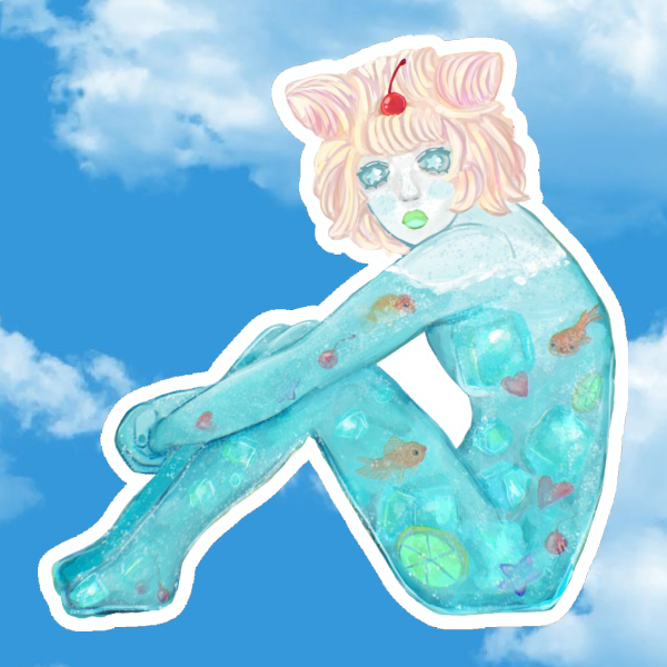 Cream Soda Sticker