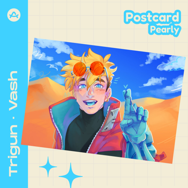 "Selfie Vash" Postcard