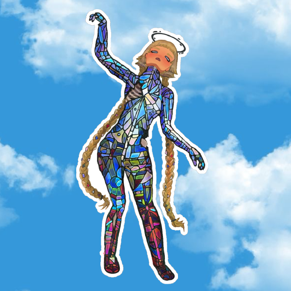 Stained Glass Sticker